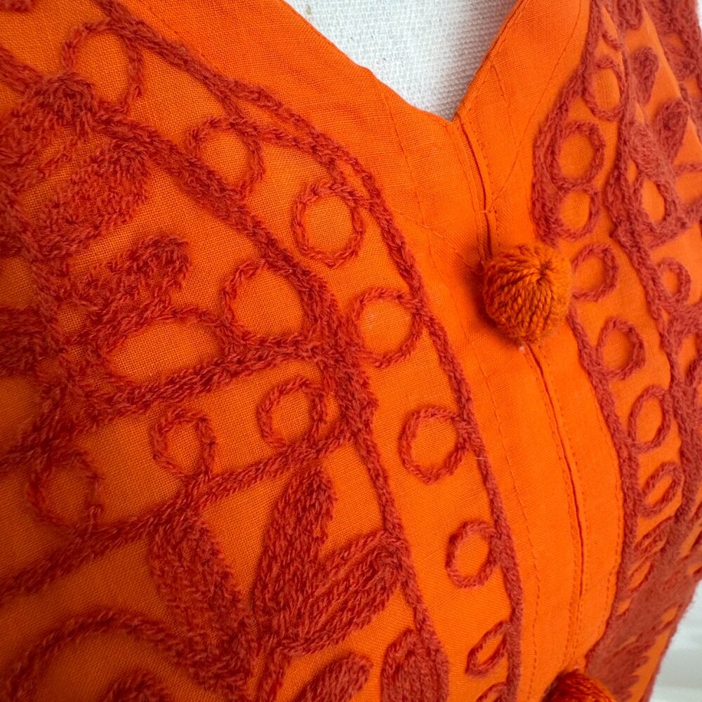 Embroidered cotton tunic - size XS/S - Picture 6 of 9